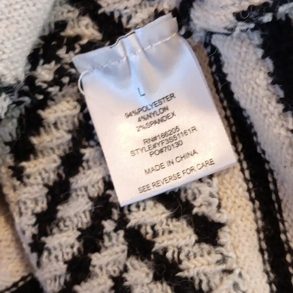 NWT Lucky Brand Jacquard Sweater Dress. - Picture 11 of 15